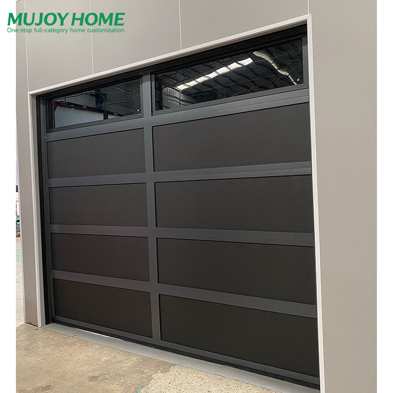 Stamped Panel Steel Sectional Garage Door Rainproof Automatic Garage Door for Residences