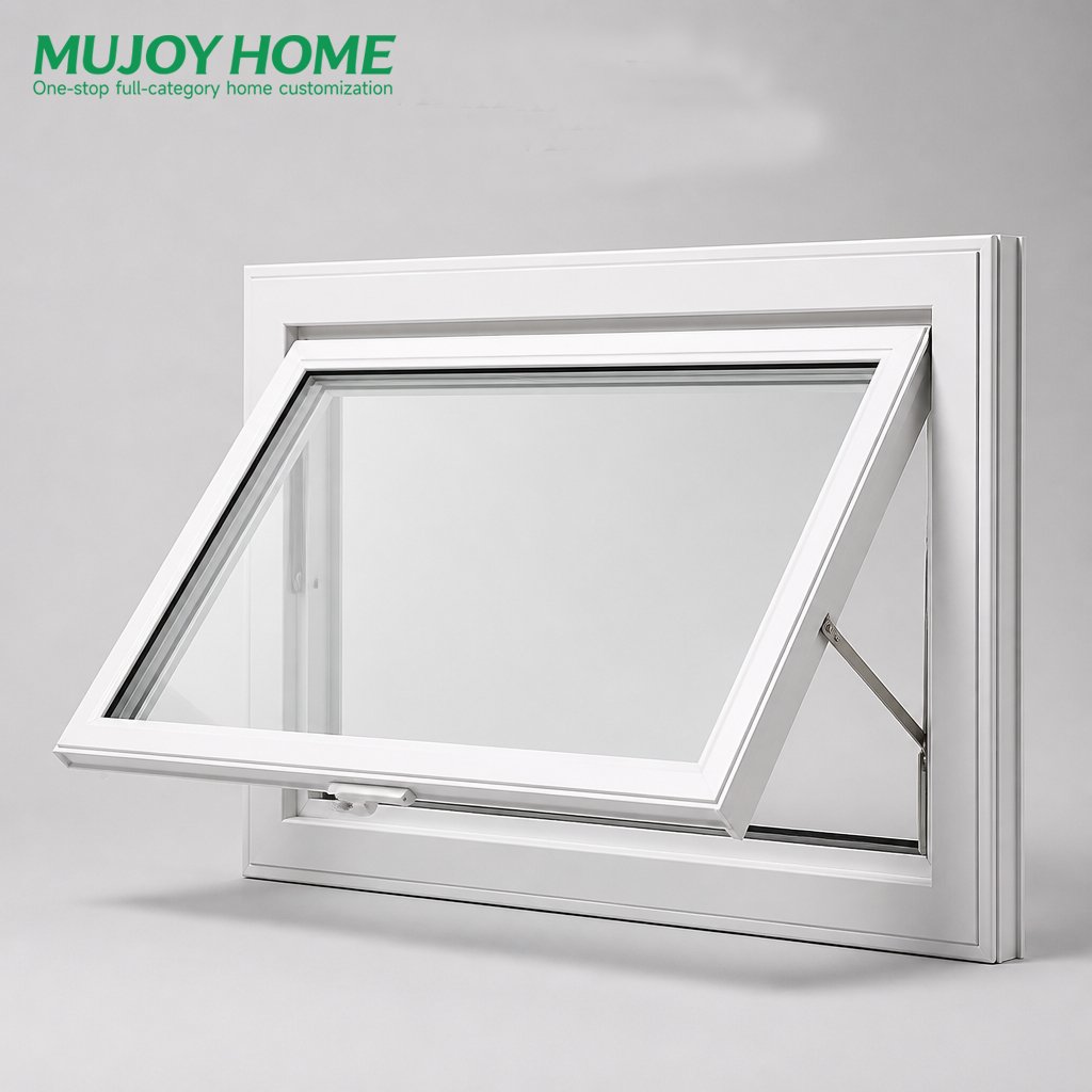 European Standard High Quality Airproof Insect-Proof Aluminum Double Glazed Small Size Awning Window