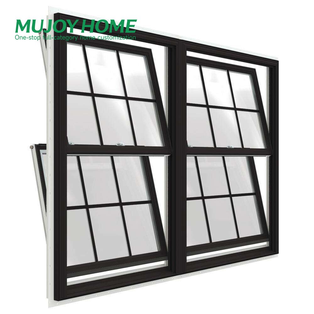 Aluminum Double Hung Window With Insect Screen Single Hung Window With Tilt