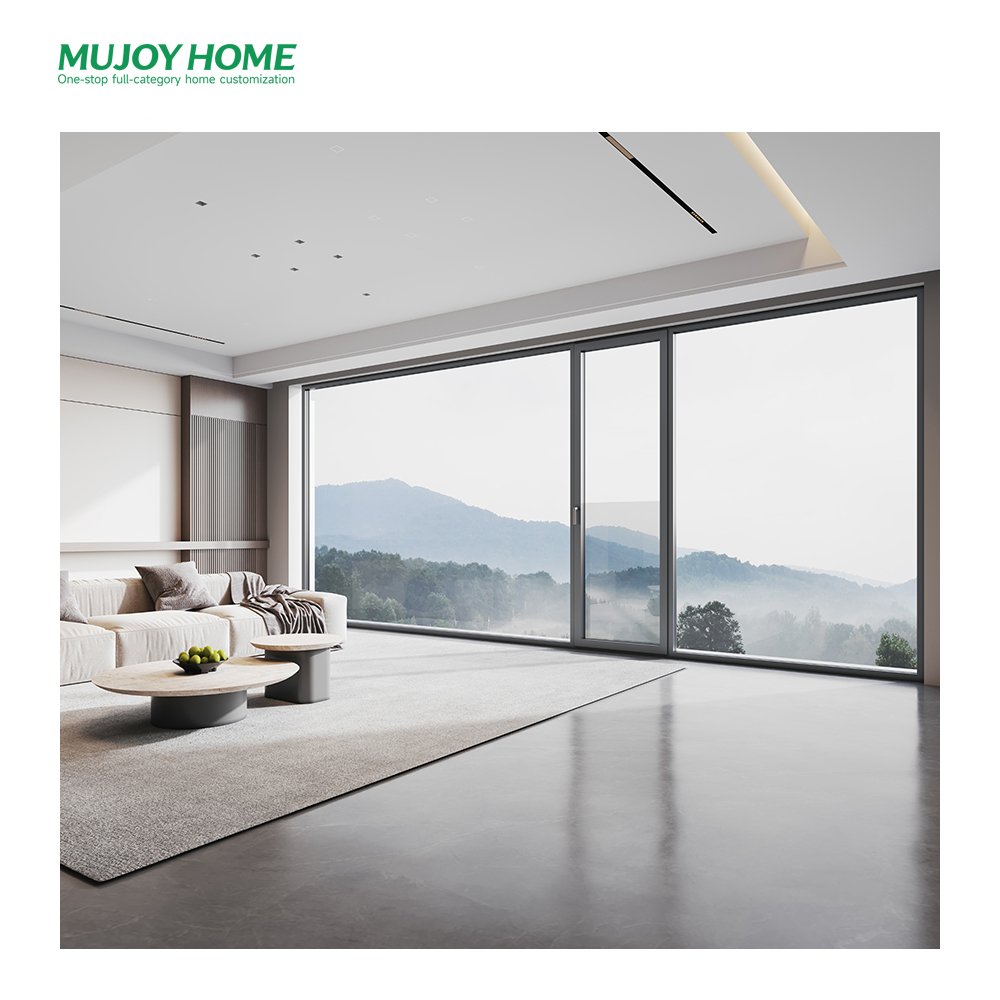 Wholesale Premium Inward-Opening Black Aluminum Tilt and Turn Windows with Security Screen CP75Max