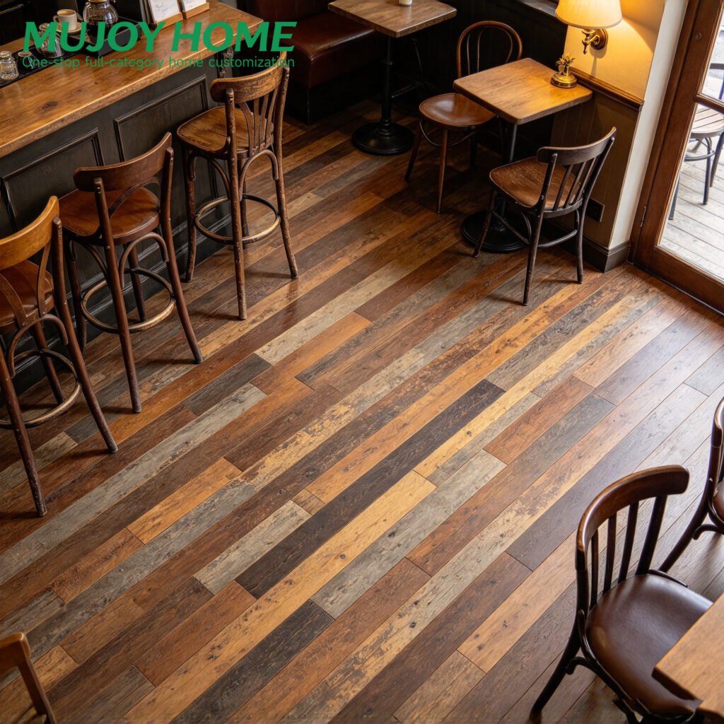 Wooden Floor Tiles Engineered Wood Flooring for Home Indoor Multilayer Wood Veneer