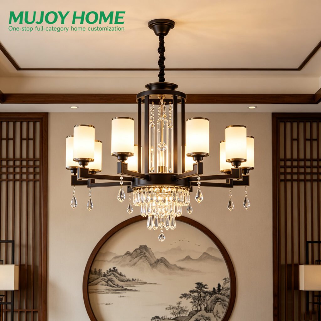 Lamp Lotus Leaf Style Led Chandeliers Pendant Lights Decor Lighting for Kitchen Island