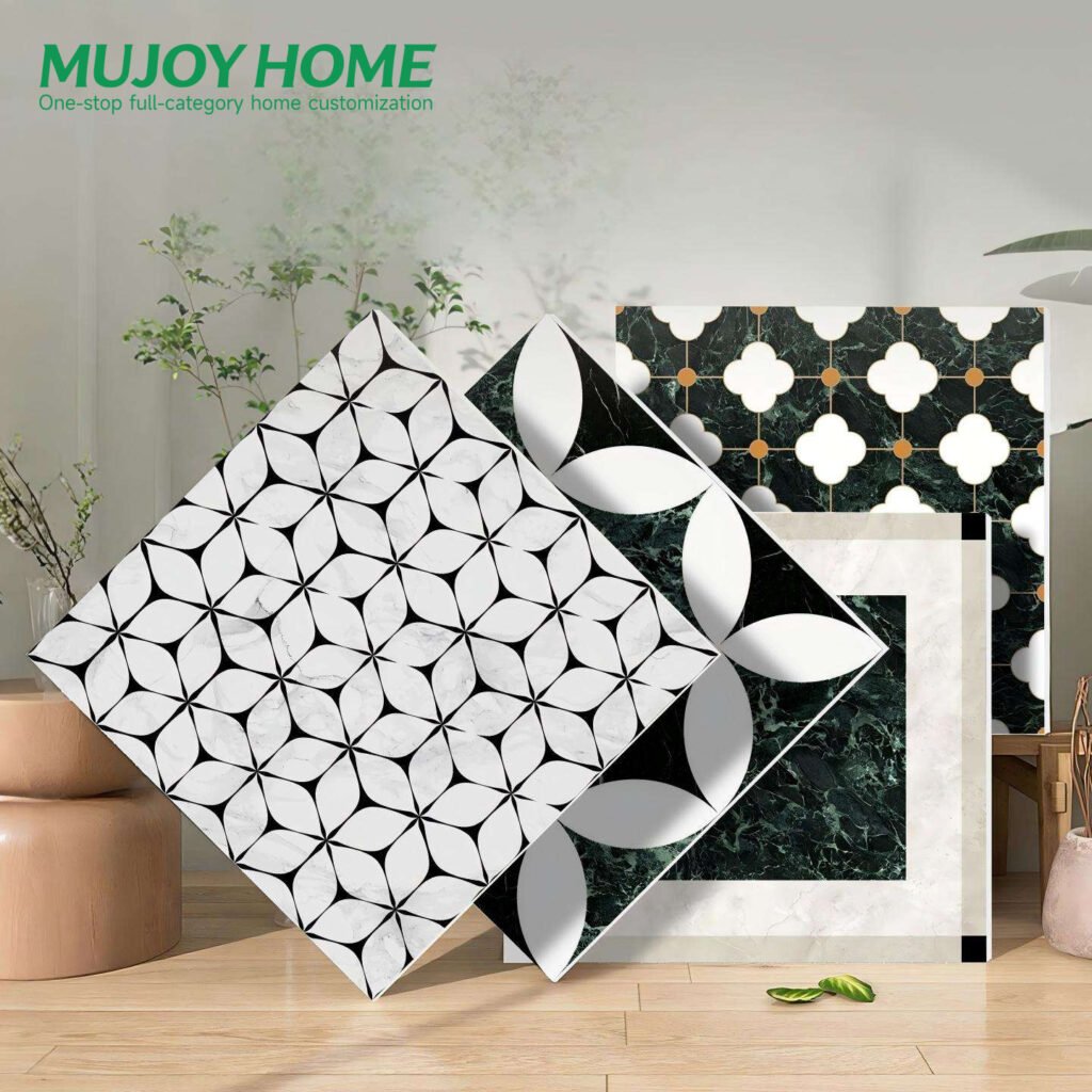 Porcelain Marble Ceramic Floor Tiles for Interior House Use in Bathroom Living Room