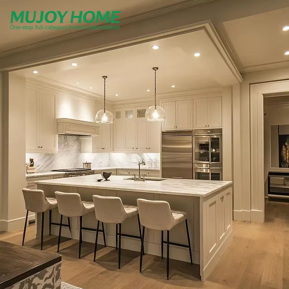High Glossy Modern Cabinet Furniture Kitchen Sets Cupboard Kitchen Cabinet with Island