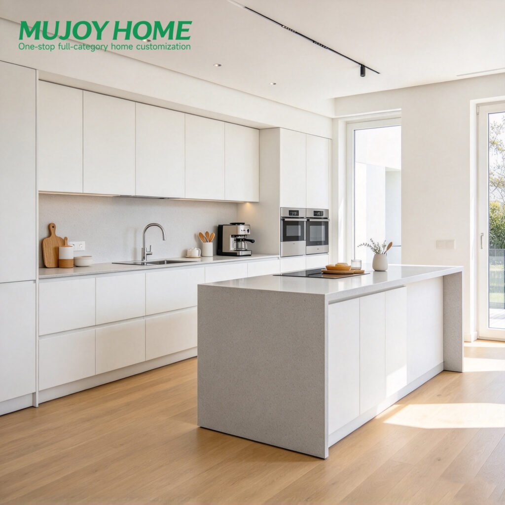 Customization Kitchen Island Storage Cabinet with Sink for Apartment Modern Kitchen