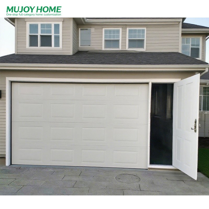 Insulated Steel Electric Sectional Garage Doors with Safety Devices Intelligent Control for Villa