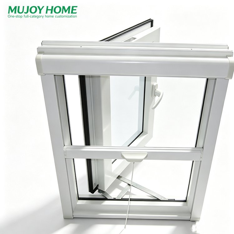 Modern Swing Louver Awning Window with Soundproof Glass and Premium Aluminum for Outdoor Use