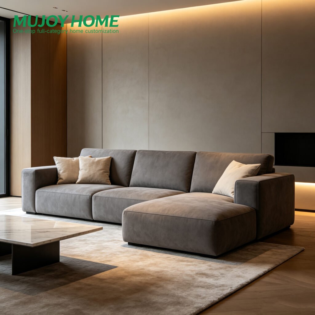 American Style Modern Luxury Fabric Floor Sofa Living Room Furniture for Warehouse Villa