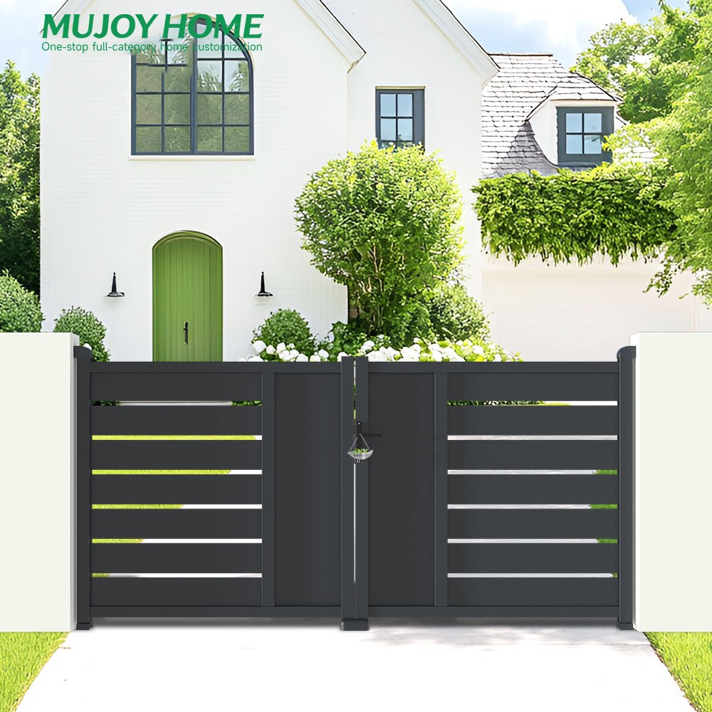 European Aluminium Gates Villa Doors Electric Garden Gates Aluminium Courtyard Gate