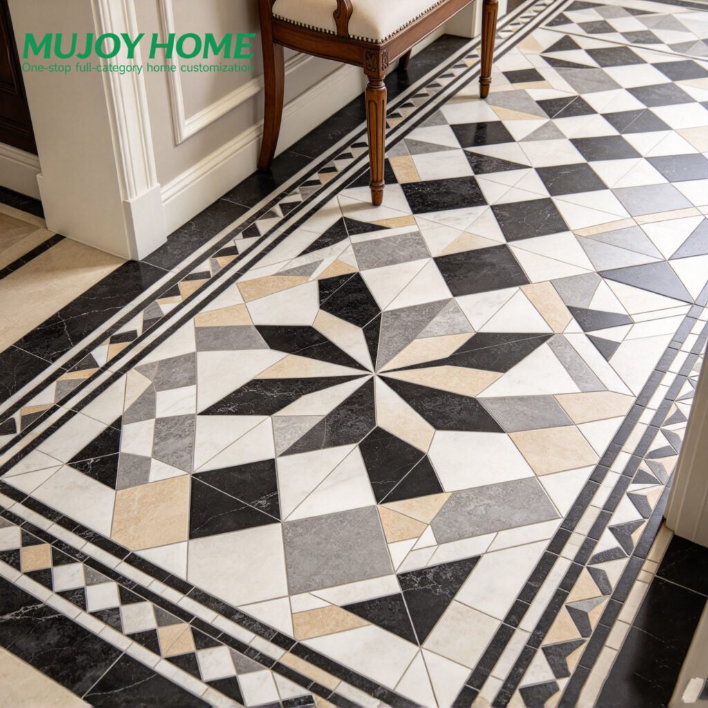 Polished Sintered Stone Slab Floor Tiles for Large Format Slab for Living Space Office Building