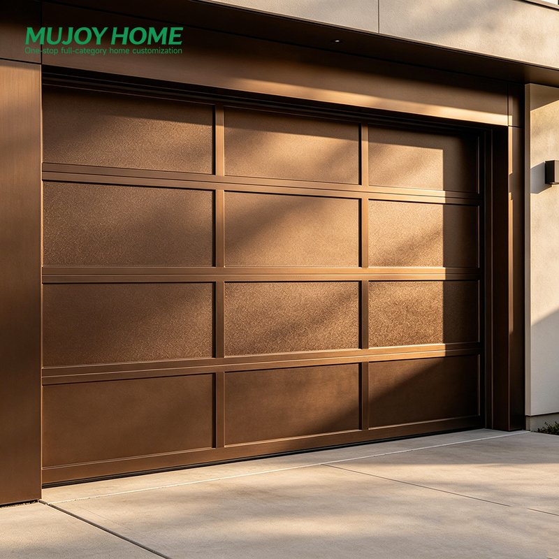 Automatic Motorized Insulated Steel Sectional Garage Doors for Private Villa Detached House