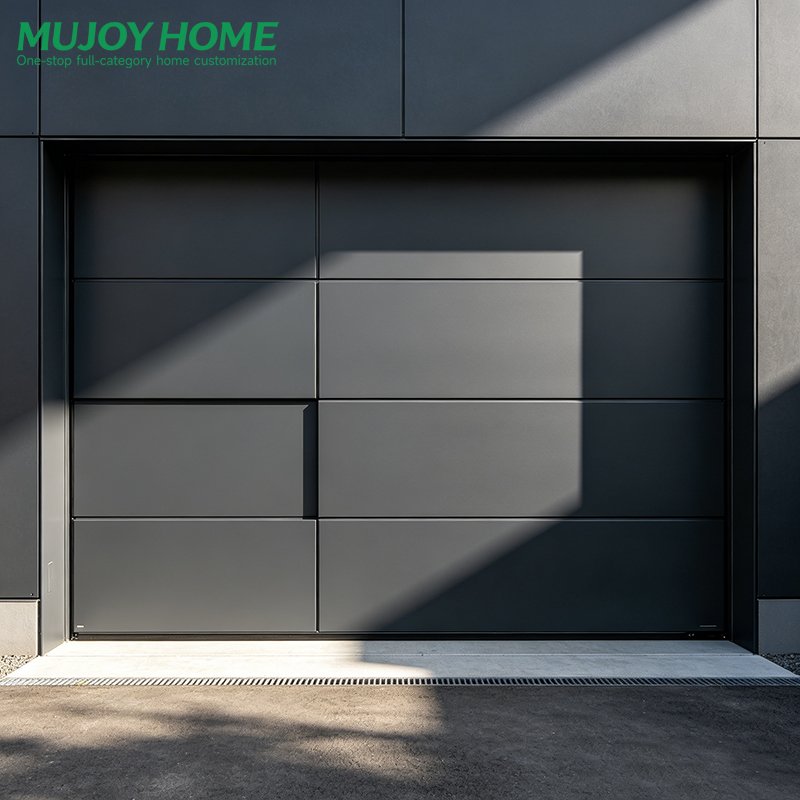 Aluminum Steel Tempered Automatic Sandwich Panel Overhead Sectional Steel Garage Door