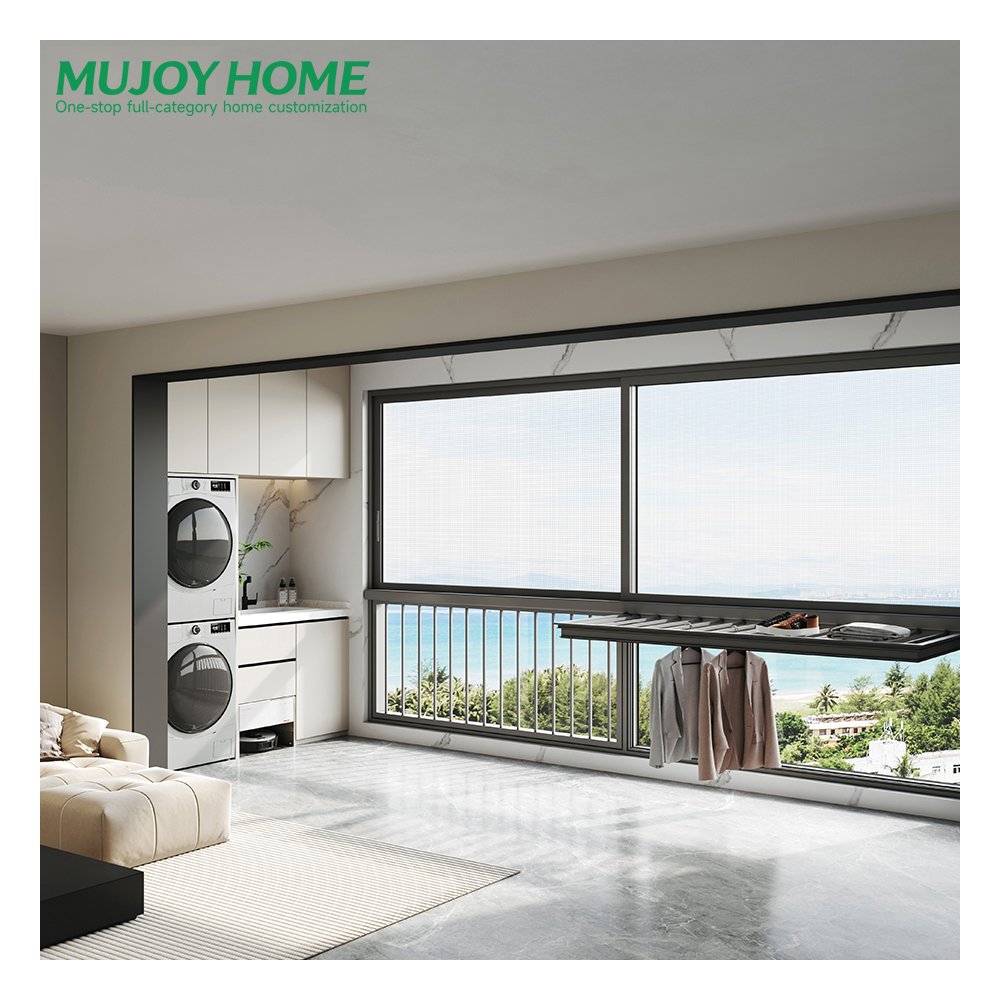 Heavy-Duty Commercial & Residential Modern Energy Efficient Large Patio Sliding Aluminum Glass Windows CT110