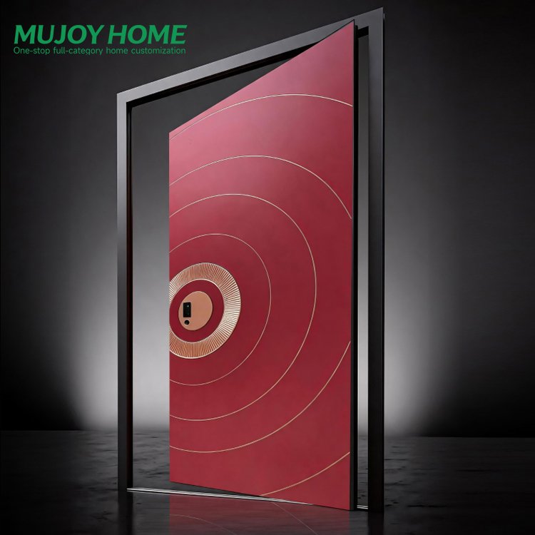Factory OEM Aluminum Off Axis Pivot Door Diversified Surface Treatment