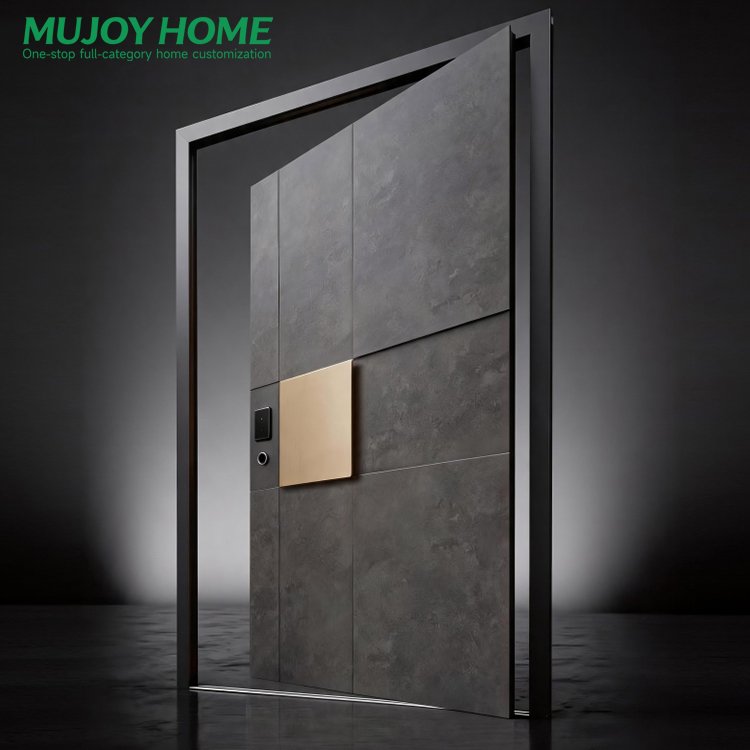 Factory Aluminum Exterior Door Custom Cast Off-Axis Full-Personalized
