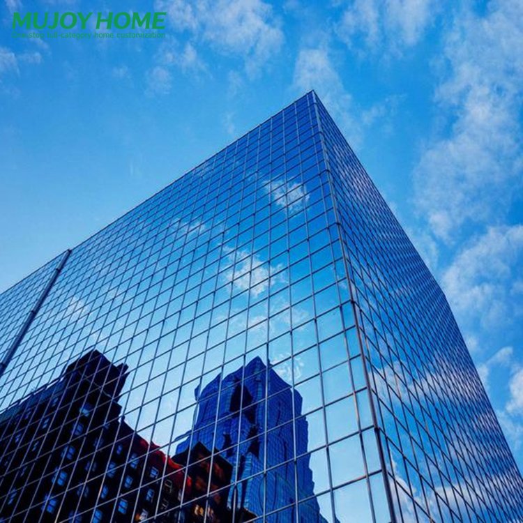 Waterproof Aluminum Alloy Unitized Glass Curtain Wall Exterior Structural Window for Villa