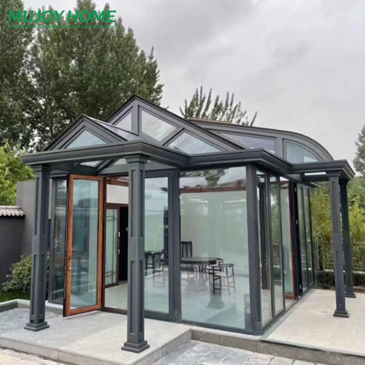 Flat Glass Houses Garden Room Guaranteed Aluminum Alloy Sunroom Glass Houses